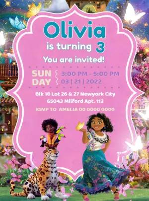 Magical Encanto Birthday Invitation | Editable Online Template