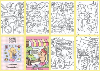 Livrinho de Colorir Bobbie Goods para Editar