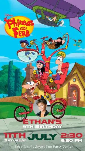 Phineas and Ferb Editable Birthday Invite with Photo