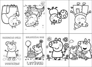 Livro de Colorir Peppa Pig para Editar e Imprimir