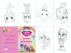 Livrinho de Colorir Vera e o Reino do Arco Íris para Editar