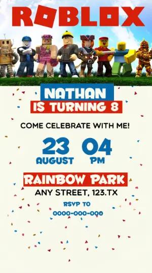 Modern Boy's Birthday Invitation | Editable Digital Template