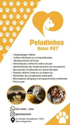 Arte para Divulgação de Hotel Pet Editável Online