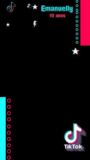 Moldura para Story Aniversário TikTok Editável Online