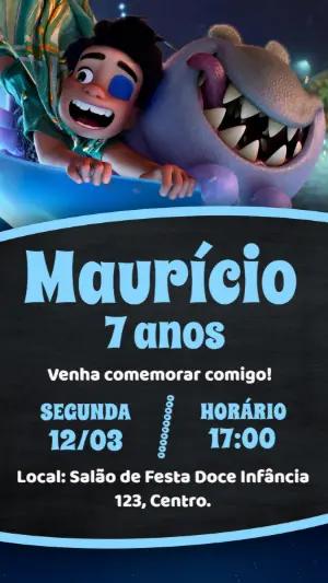 Convite de Aniversário do Filme Elio para Editar Online
