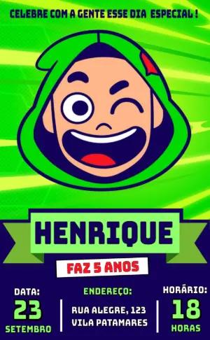 Convite Digital Aniversário Família Arqueira para Editar
