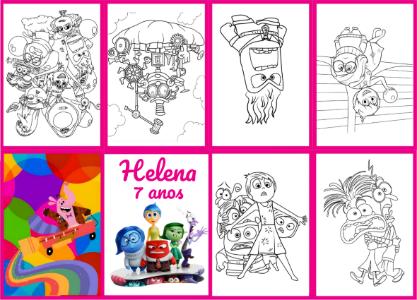 Mini Livro de Atividades Divertida Mente Colorido para Editar e Imprimir