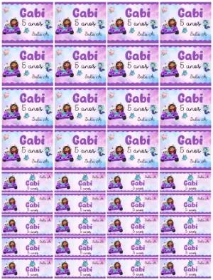 Etiqueta Escolar Casa Mágica da Gabi Editável para Imprimir