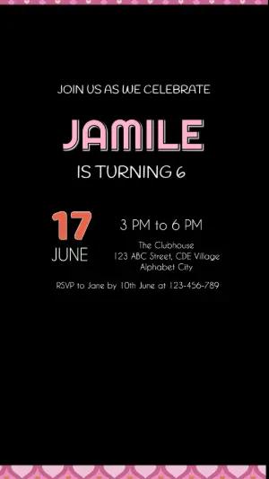 Animated Free Fire Birthday Video Invitation Template