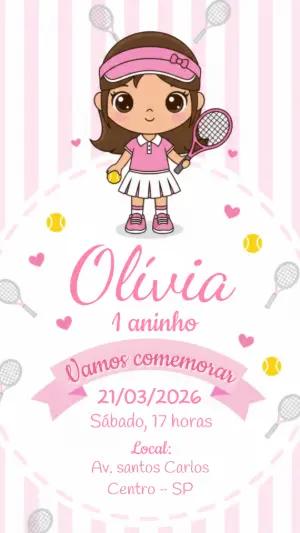 Convite Digital Aniversário Infantil Tema Tênis para Editar