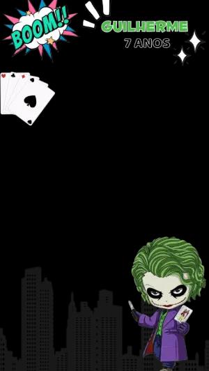 Filtro de Aniversário Coringa Cute para Editar Online
