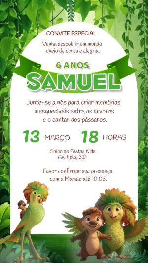 Vídeo Convite Aniversário Como Mágica para Editar