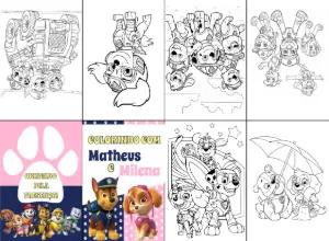 Livrinho de Colorir Patrulha Canina para Editar e Imprimir