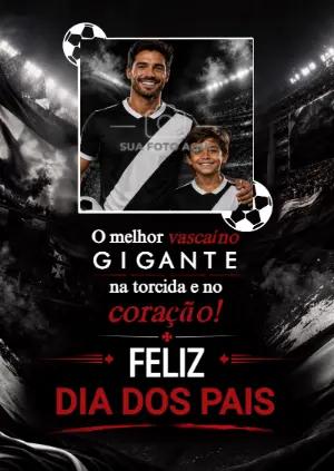 Arte Dia dos Pais Vasco Gigante para Editar com Foto