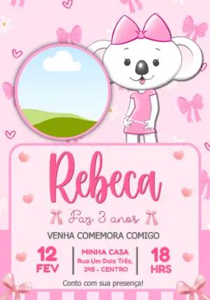 Convite de Aniversário Lilica Repilica para Editar